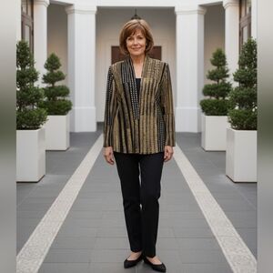 Black and Gold Jacket Large